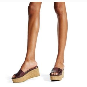 Jimmy Choo DeeDee snakeskin wedge